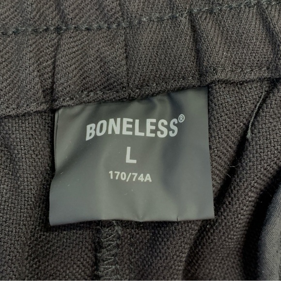 Boneless Bootcut Flare Pants Womens Large Black Streetwear Elastic Waist Comfort - Picture 7 of 9